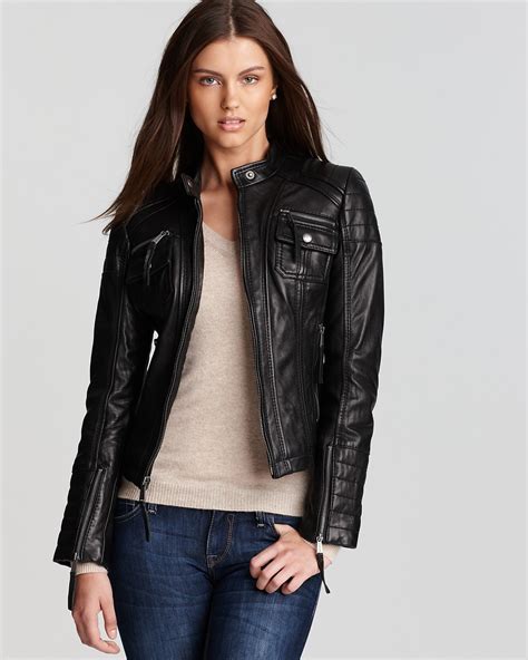 leather michael kors jacket|michael kors leather jacket sale.